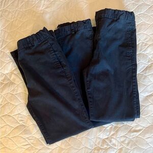BUNDLE: 3 Pairs of Children’s Place Navy Uniform Straight-Leg Pants